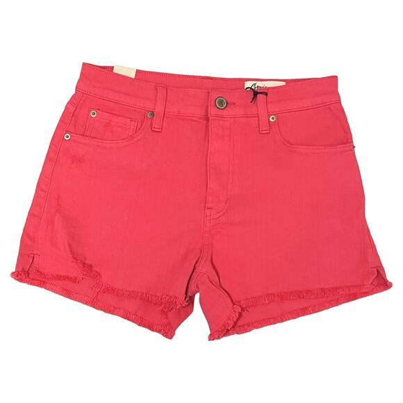 Cosmic Blue Love SIZE 27 Winston High Rise Fray Hem Distressed Shorts Stitch Fix - Picture 1 of 14